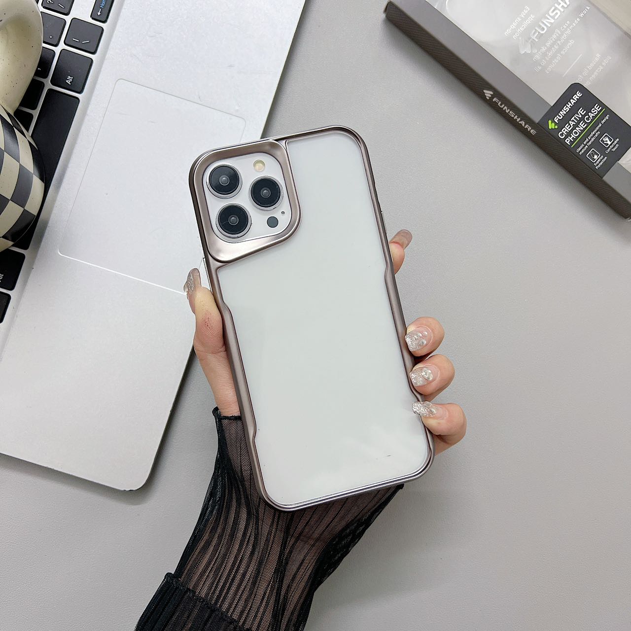 Phone Computer Case High Quality Metal Frame PC Phone Case For iPhone Models – funshare
